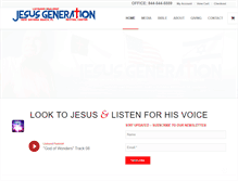 Tablet Screenshot of jesusgeneration.tv